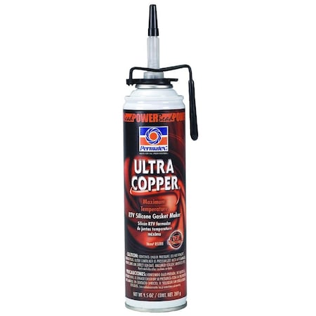 Permatex No. 101 Ultra Copper Maximum Temp Gasket Maker 3Oz PE390287